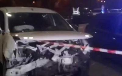В Киеве пьяный водитель протаранил авто и устроил дебош
