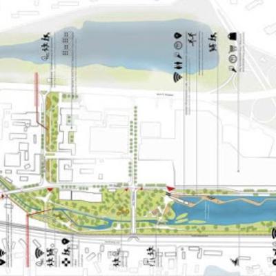 КП “Киевгорразвитие” начал строительство «Парка Почайна» в Оболонском районе Киева, стоимостью 40 млн. гривен